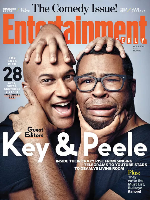 Entertainment Weekly Comedy Issue cover featuring guest editors Key and Peele