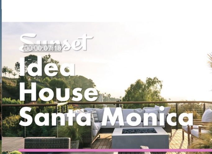 Sunset Idea House Santa Monica, a live brand activation