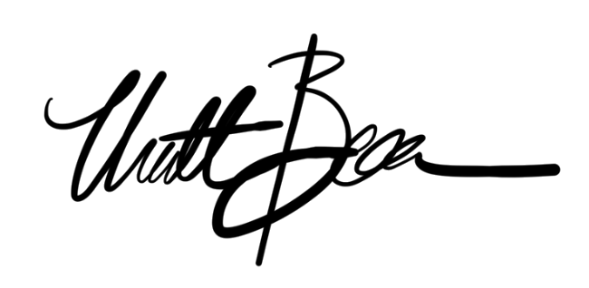 Matt Bean signature