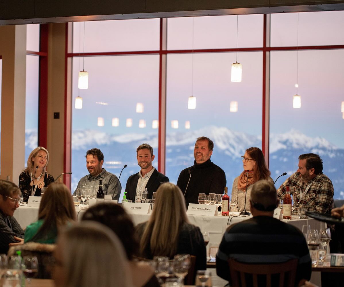 Matt Bean hosting a Jackson Hole Food & Wine panel